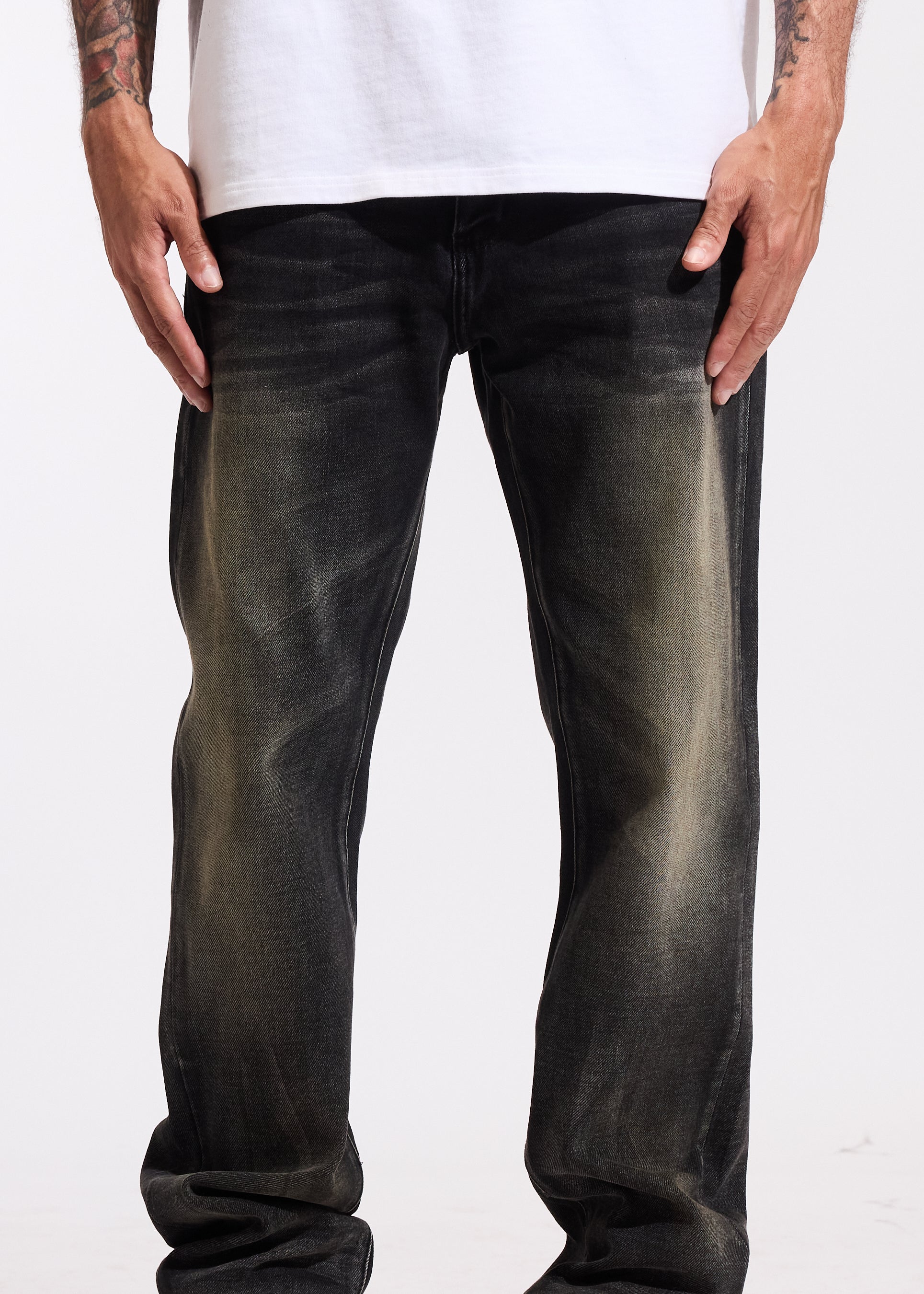 Pacific Straight Denim (Grey Washed)