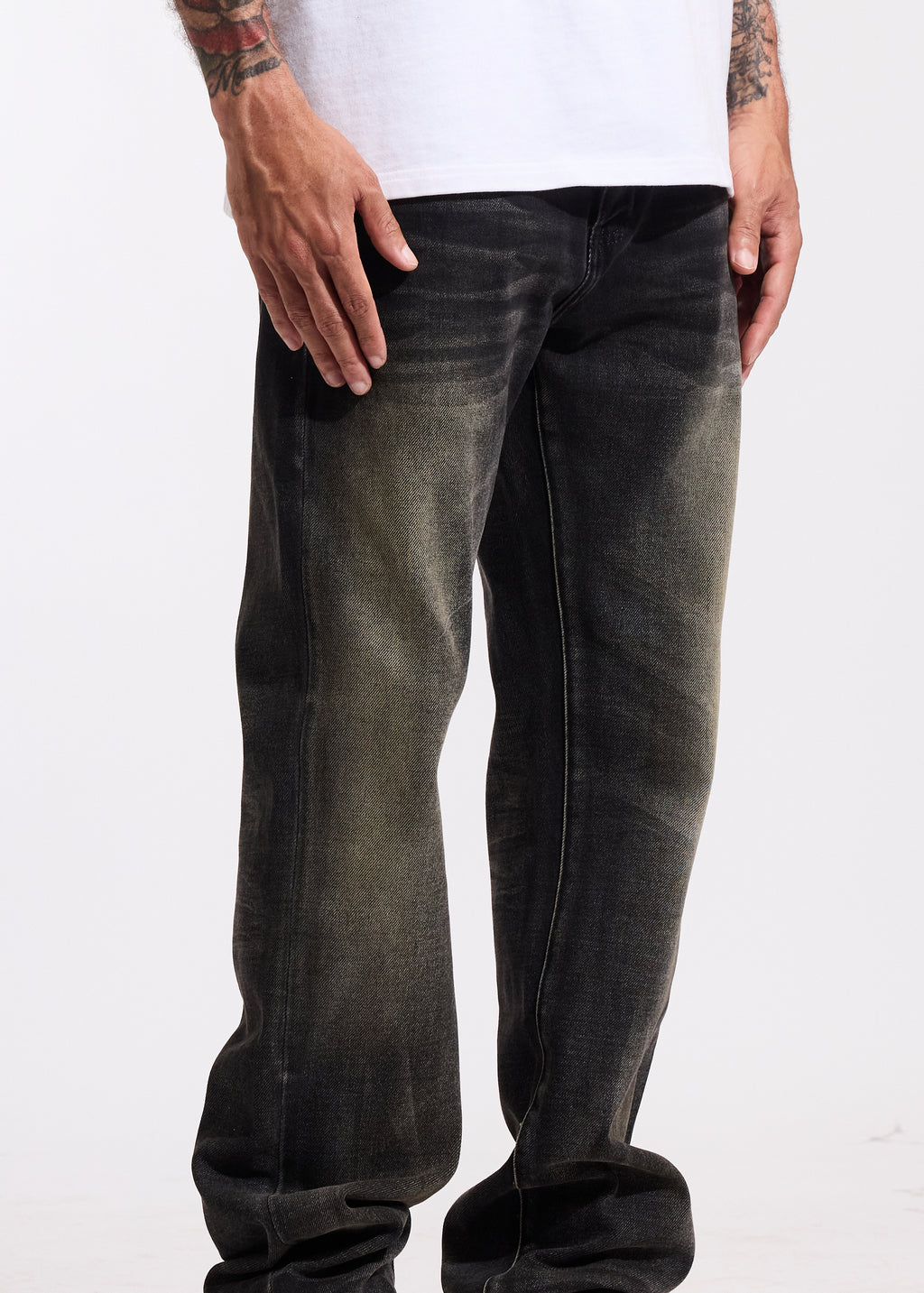 Pacific Straight Denim (Grey Washed)