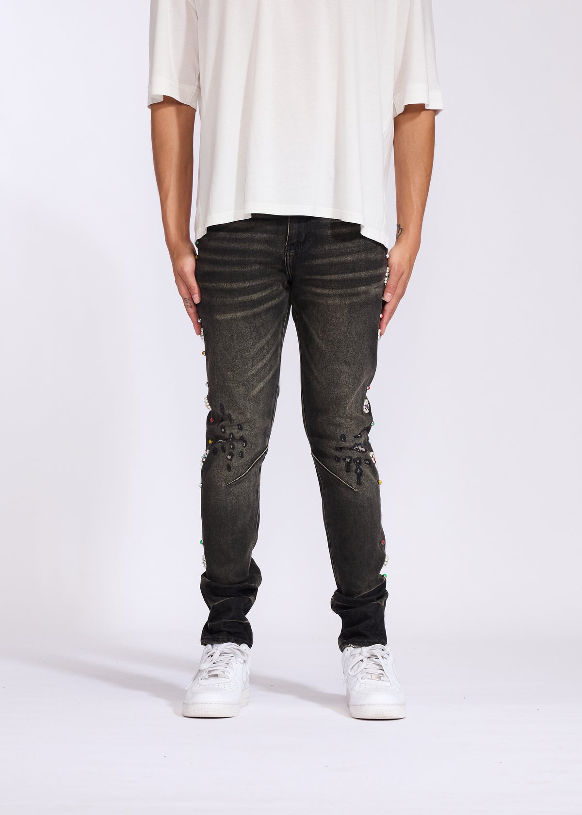 Floral Skinny Denim