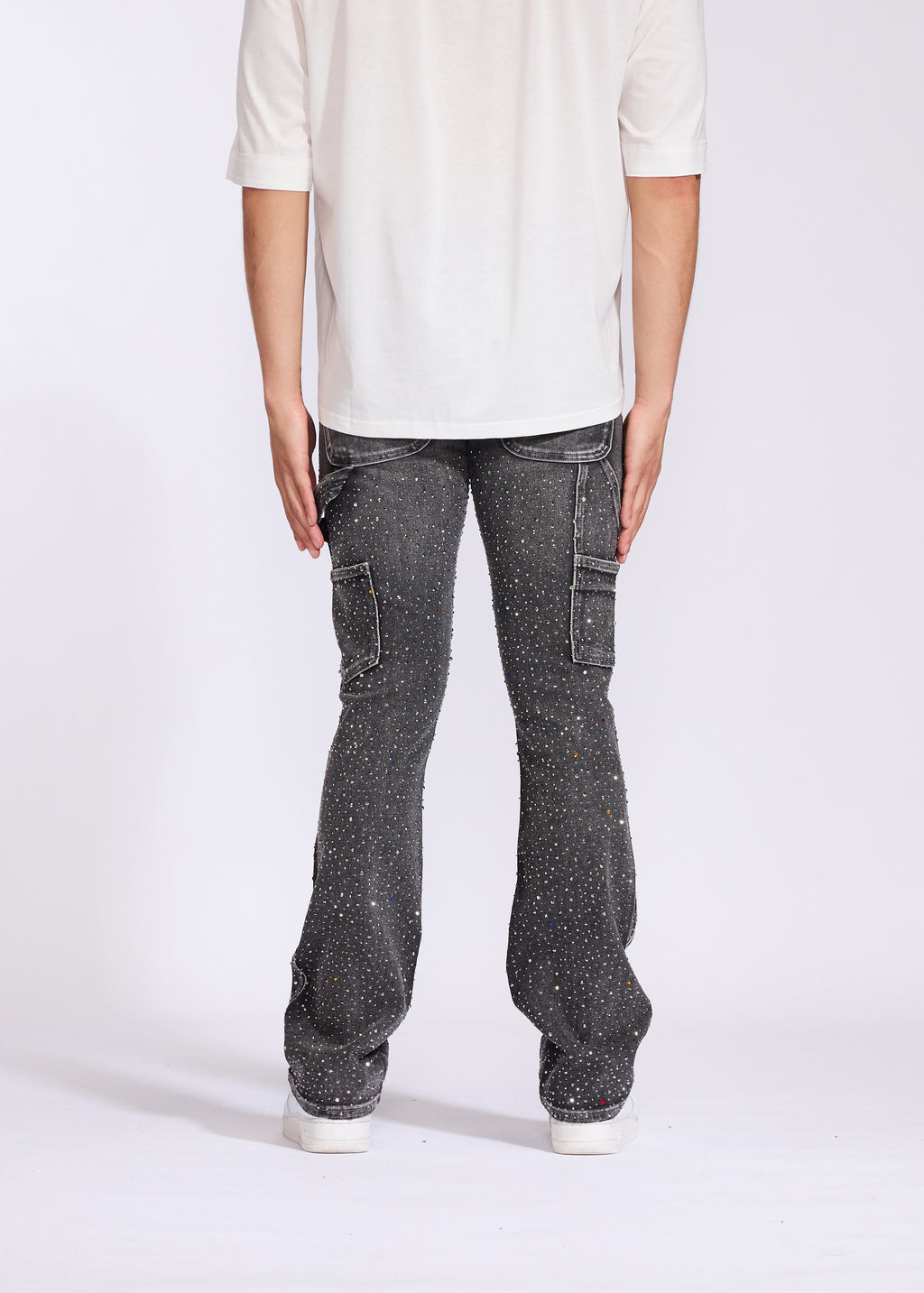 Iced Flare Denim (Grey)