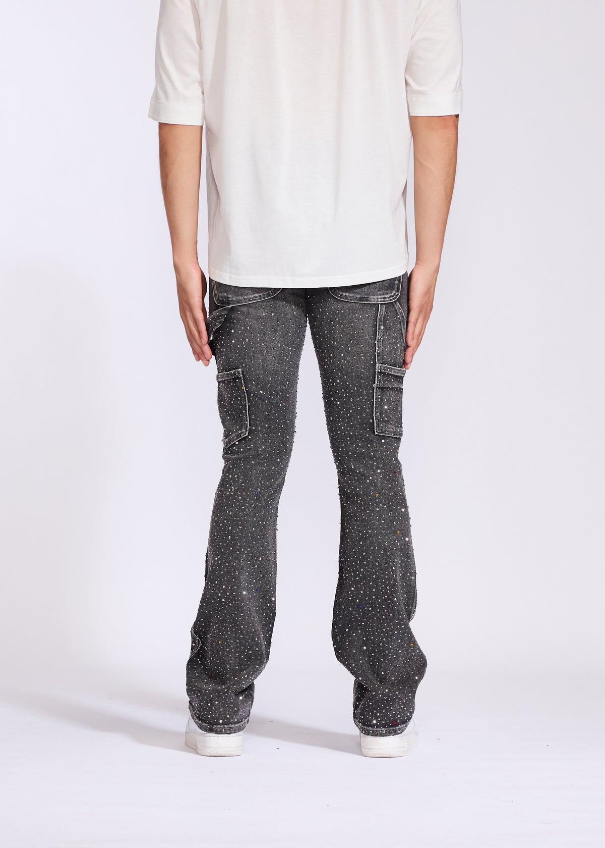 Iced Flare Denim (Grey)