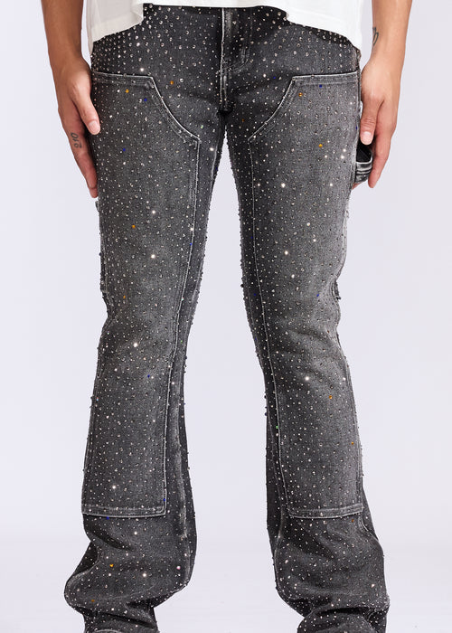 Iced Flare Denim (Grey)