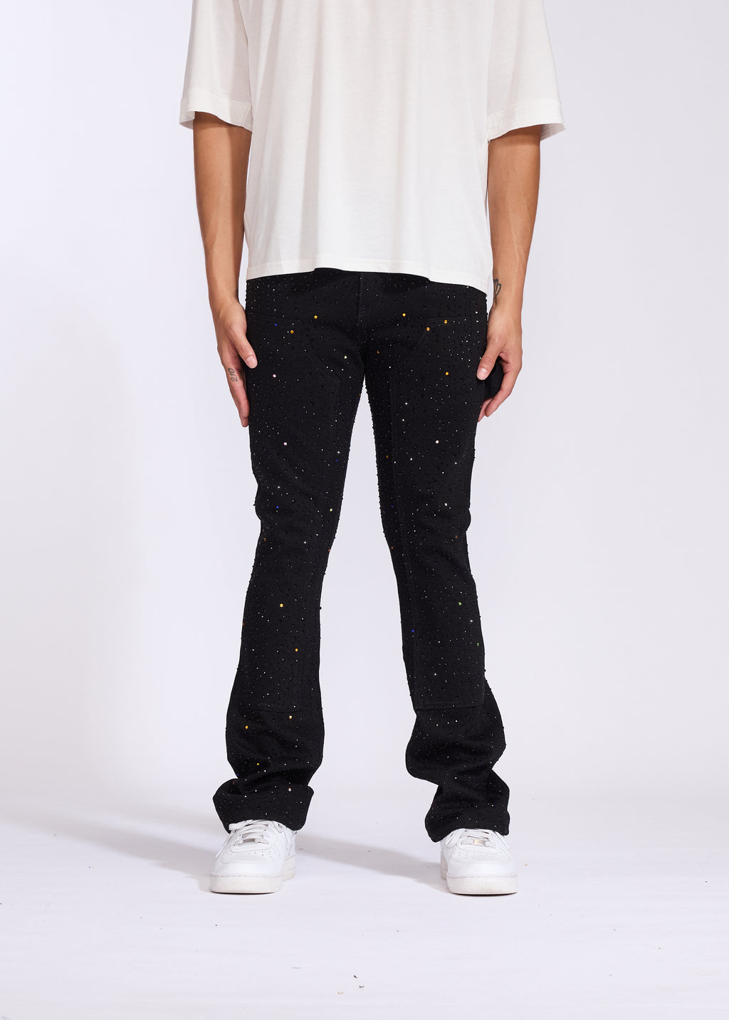 Iced Flare Denim (Black)