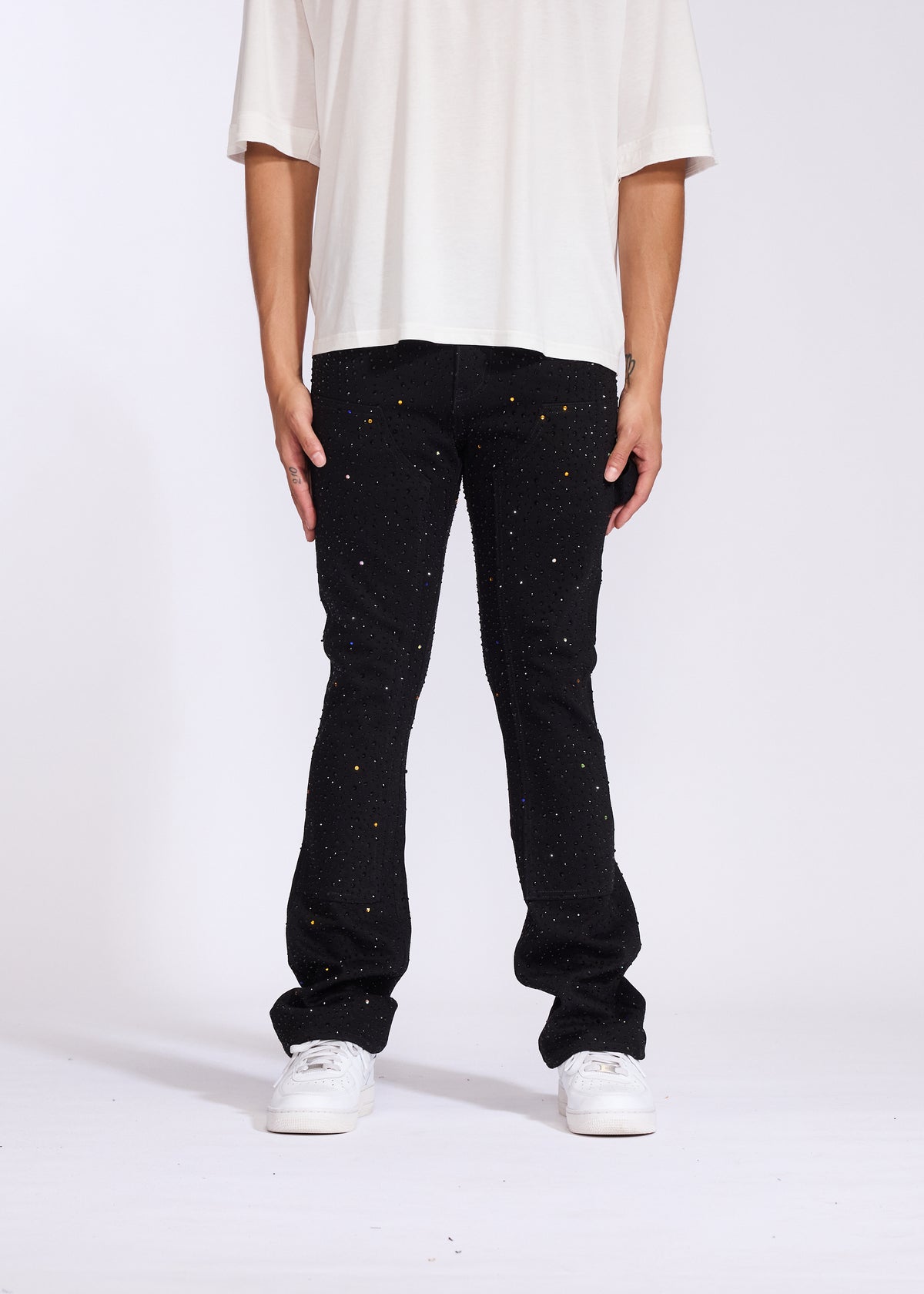 Iced Flare Denim (Black)