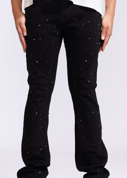 Iced Flare Denim (Black)