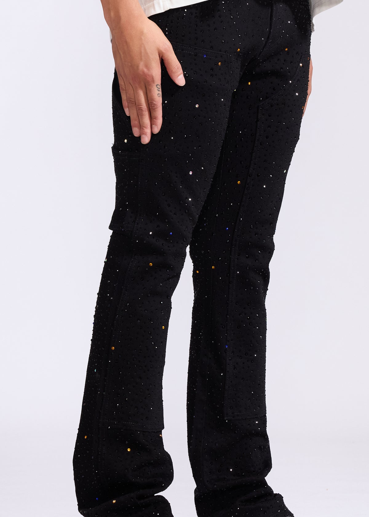 Iced Flare Denim (Black)