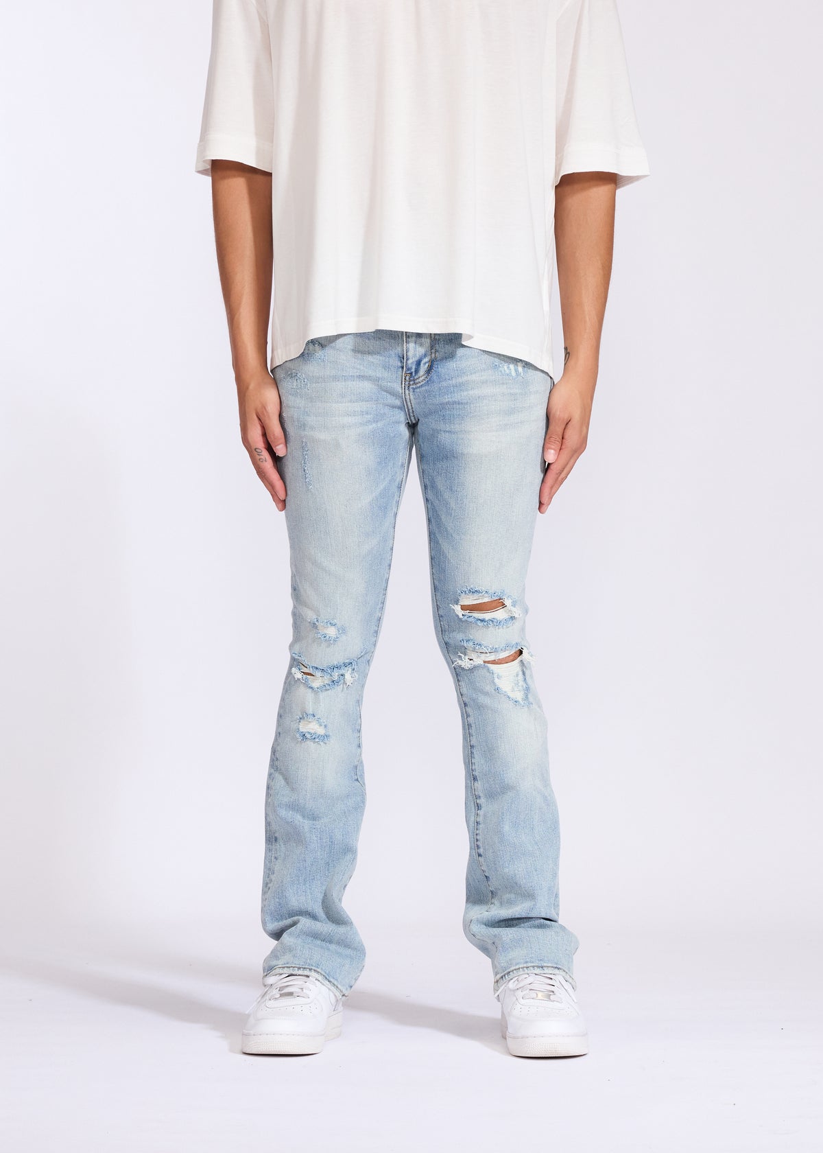 Arch Flare Denim (Sky Blue)