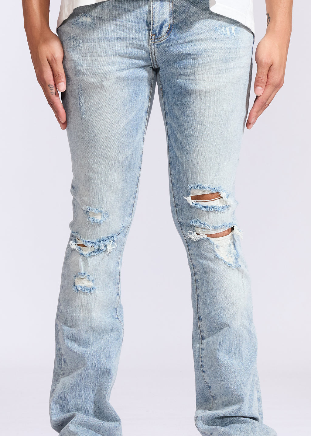 Arch Flare Denim (Sky Blue)