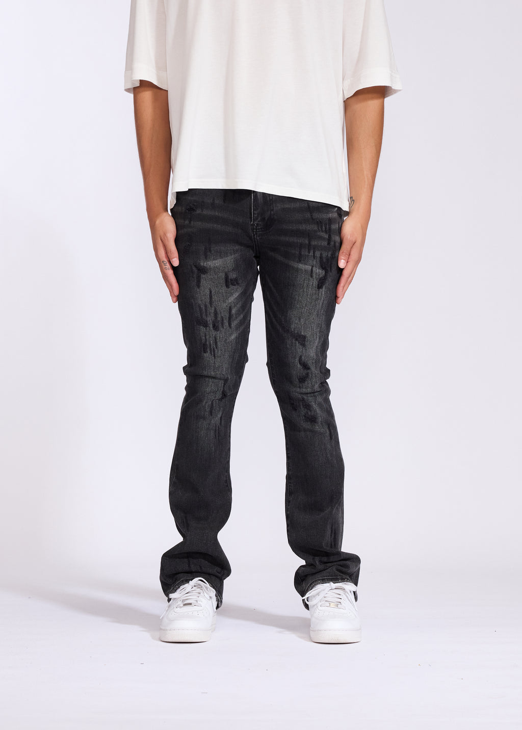 Arch Flare Denim (Grey Wash)