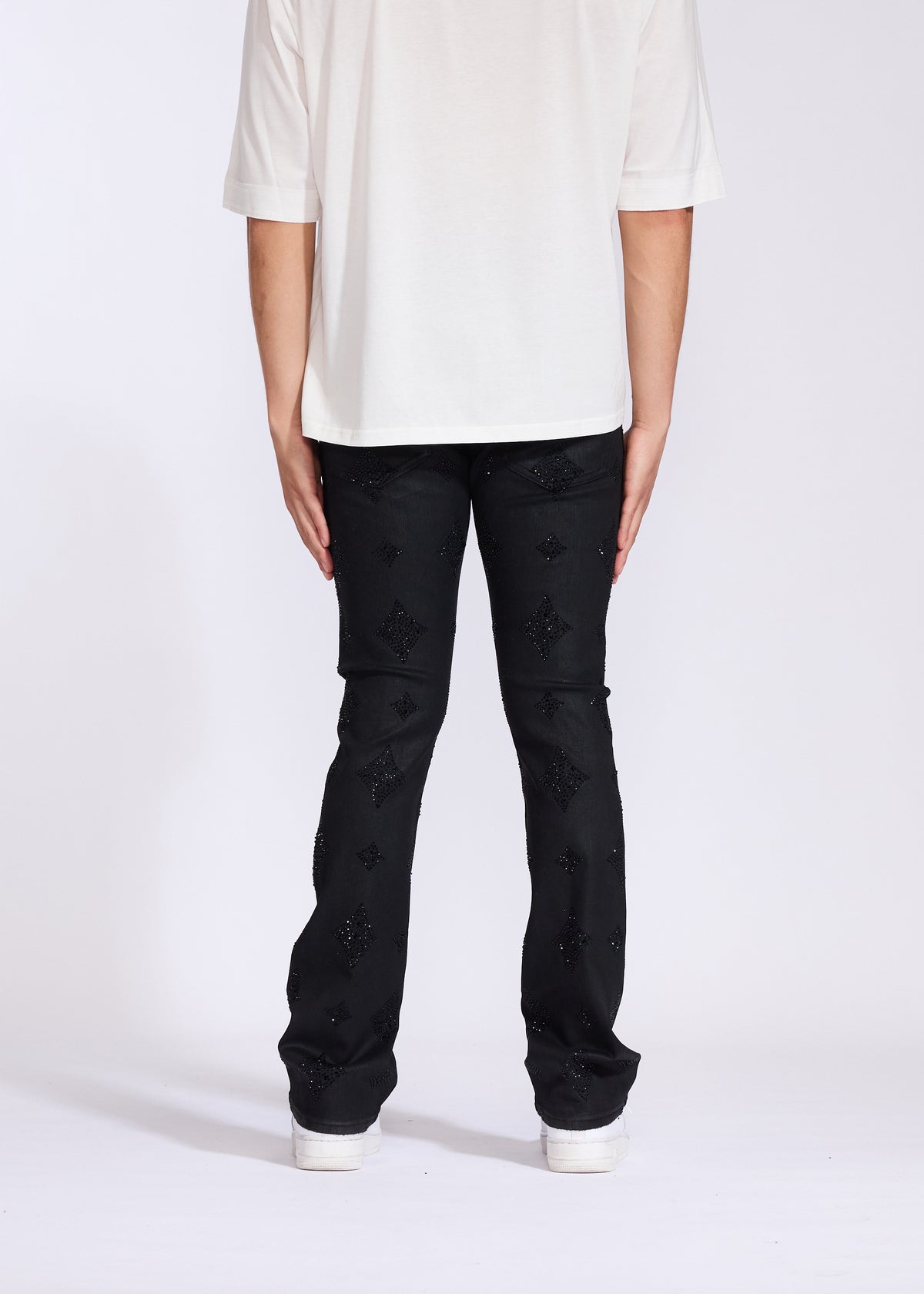 Oynx Flare Denim (Black Wax)