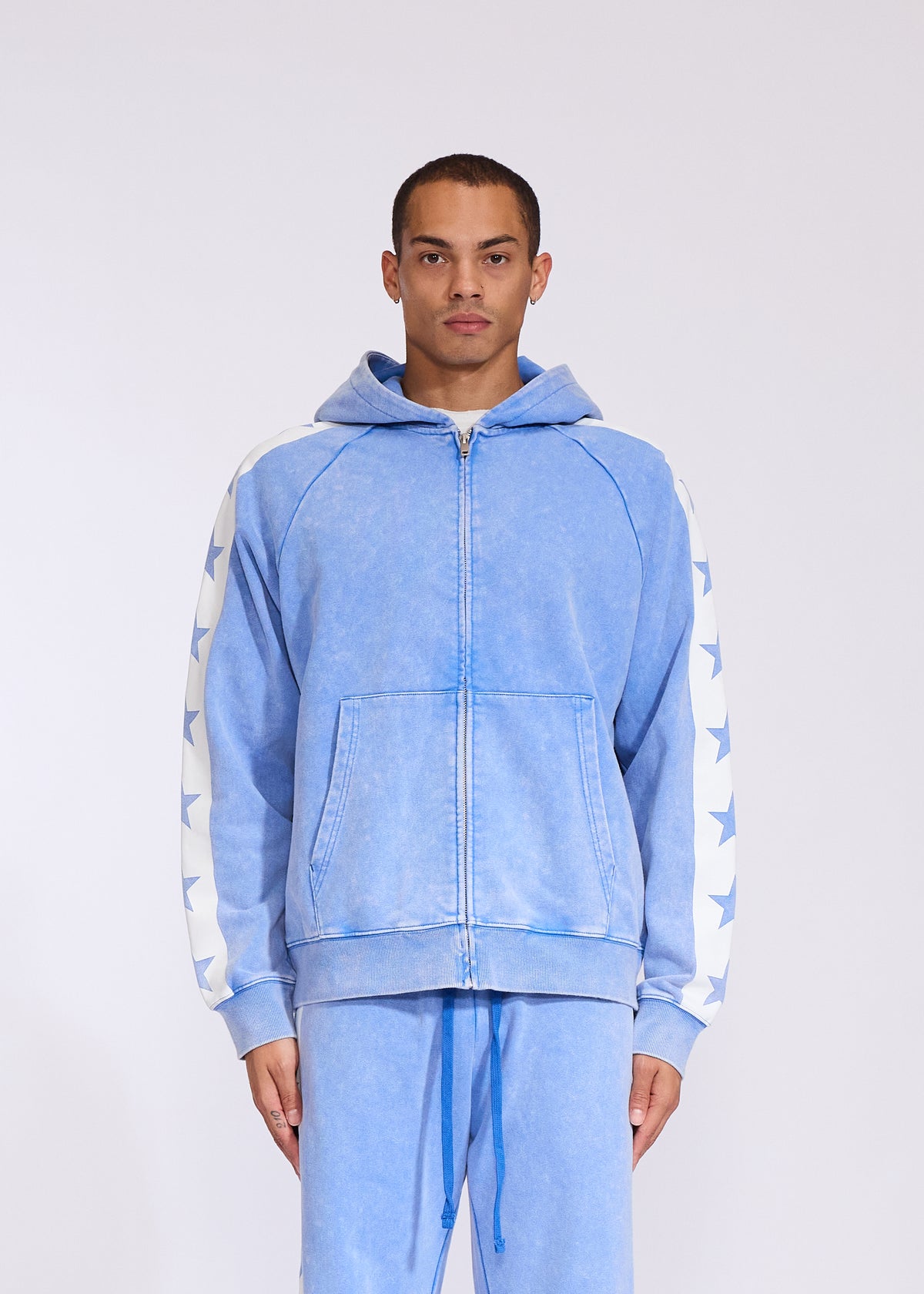 Star Hoodie (Light Blue)