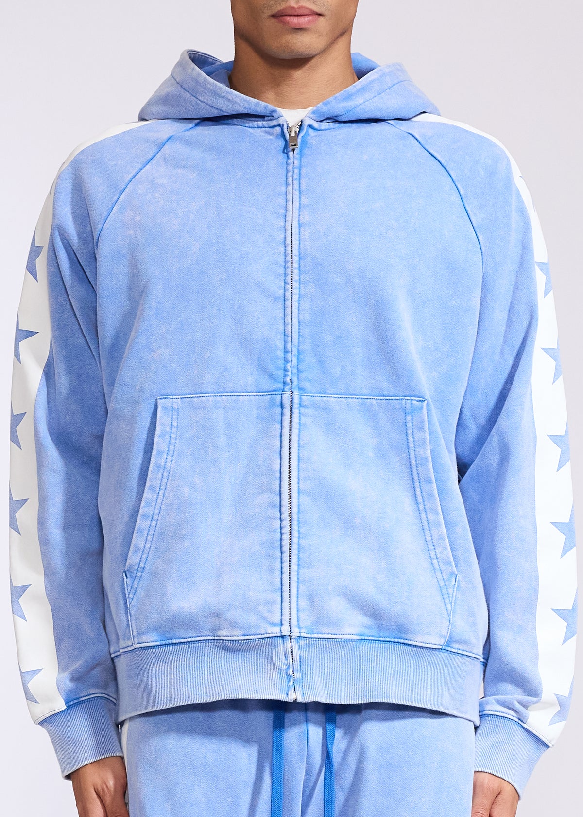 Star Hoodie (Light Blue)