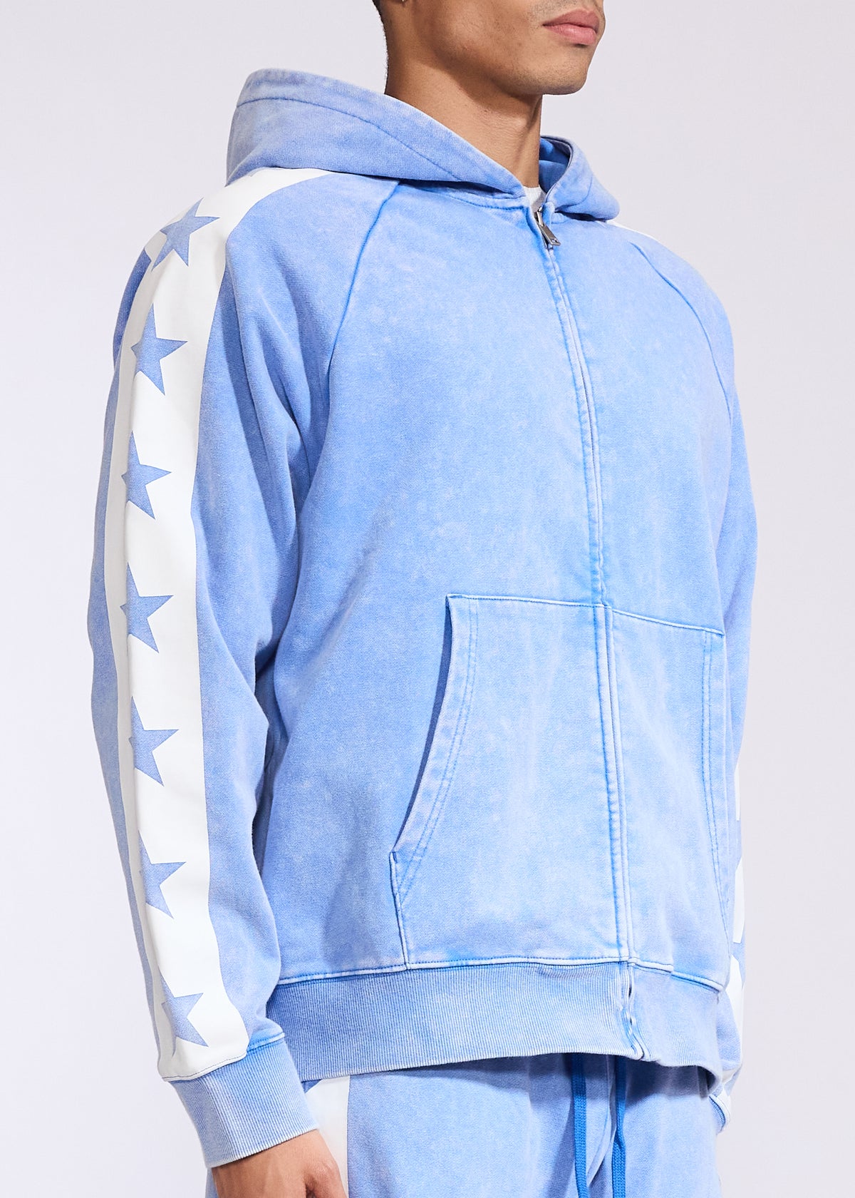 Star Hoodie (Light Blue)