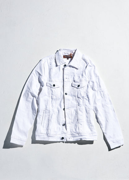 Bering Denim Jacket (White)