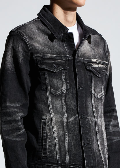 Bering Denim Jacket (Washed Black)