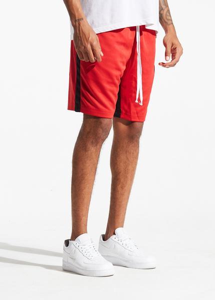 Lewis Track shorts (Red/Black)