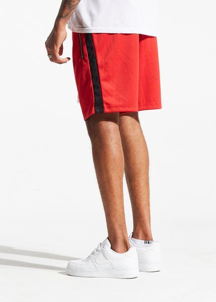 Lewis Track shorts (Red/Black)