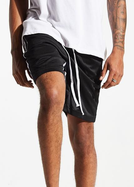 Lewis Track Shorts (Black/White)