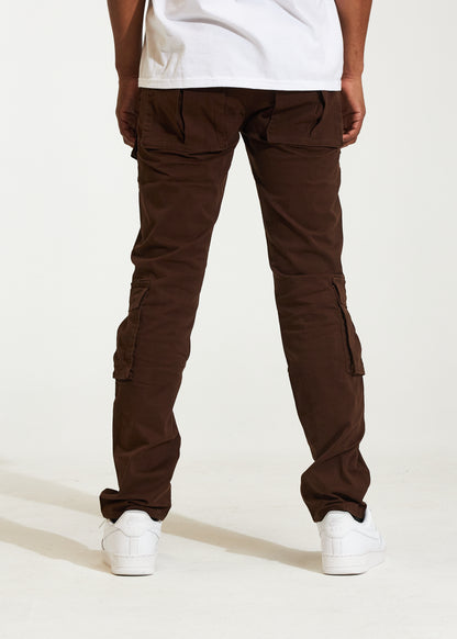 Solo Cargo Pant (Brown Twill)