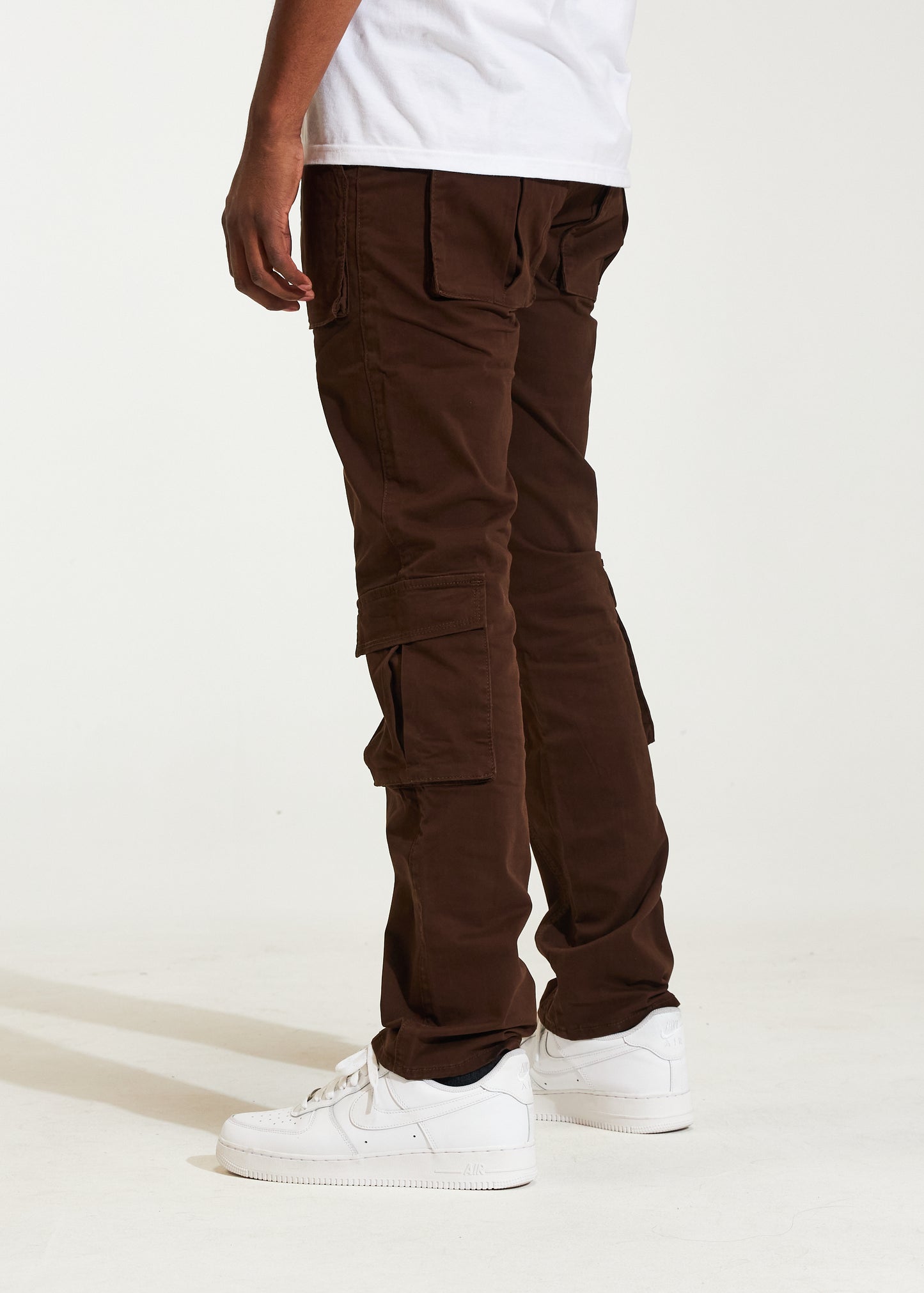 Solo Cargo Pant (Brown Twill)