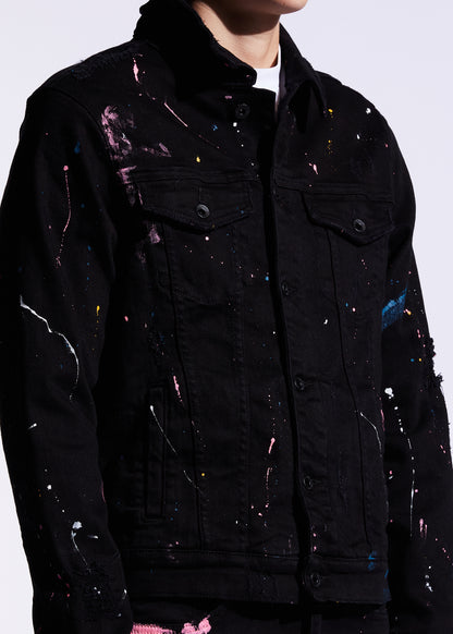 Bering Denim Jacket (Black Paint)