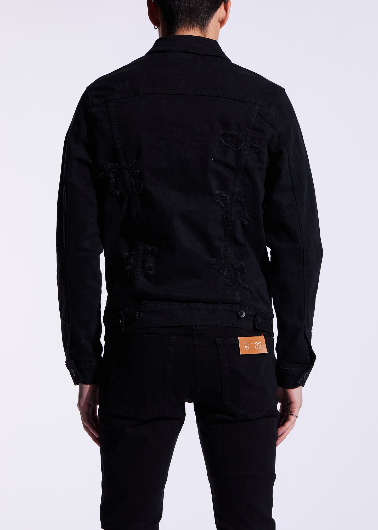 Bering Denim Jacket (Black Distressed)