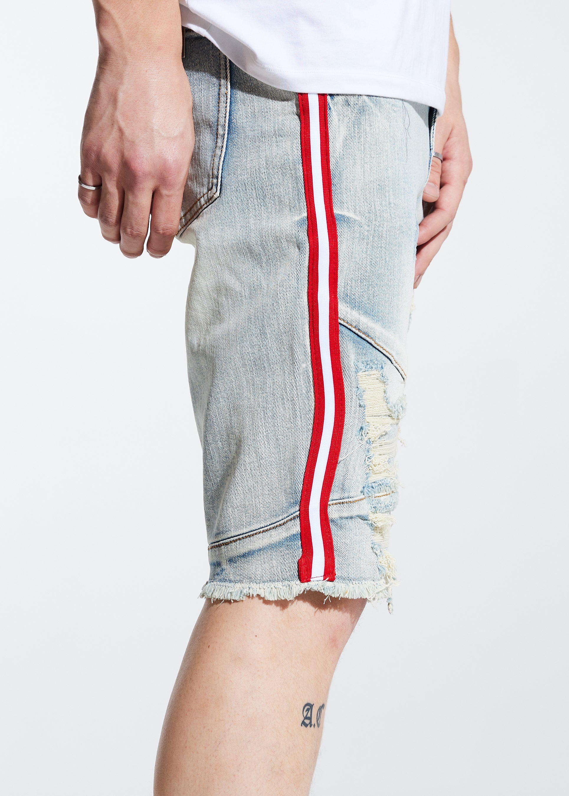 crysp denim shorts