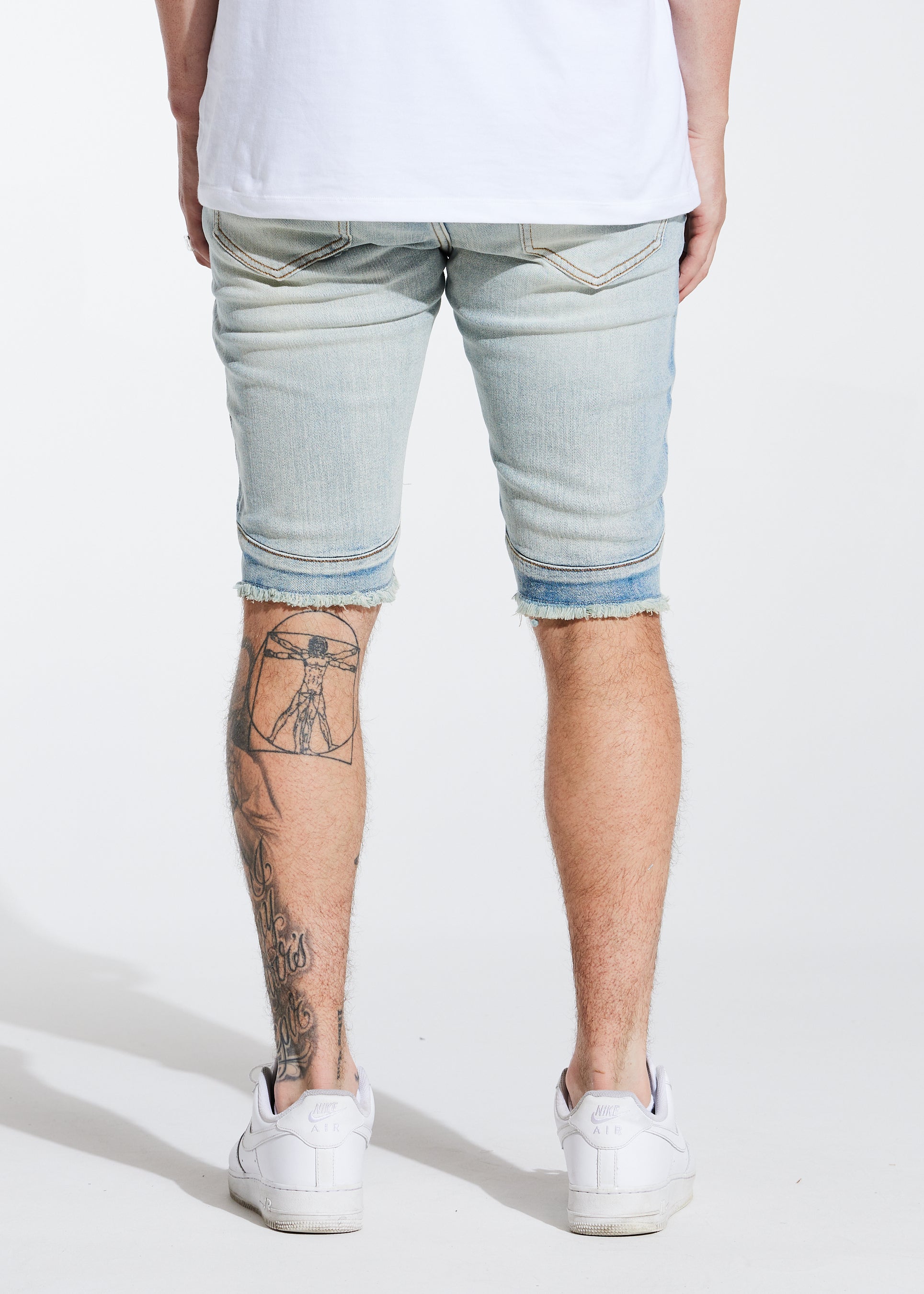 crysp denim shorts