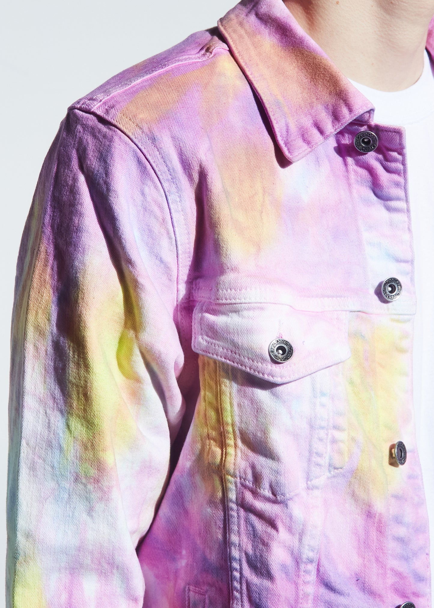 Bering Denim Jacket (Light Tie Dye)