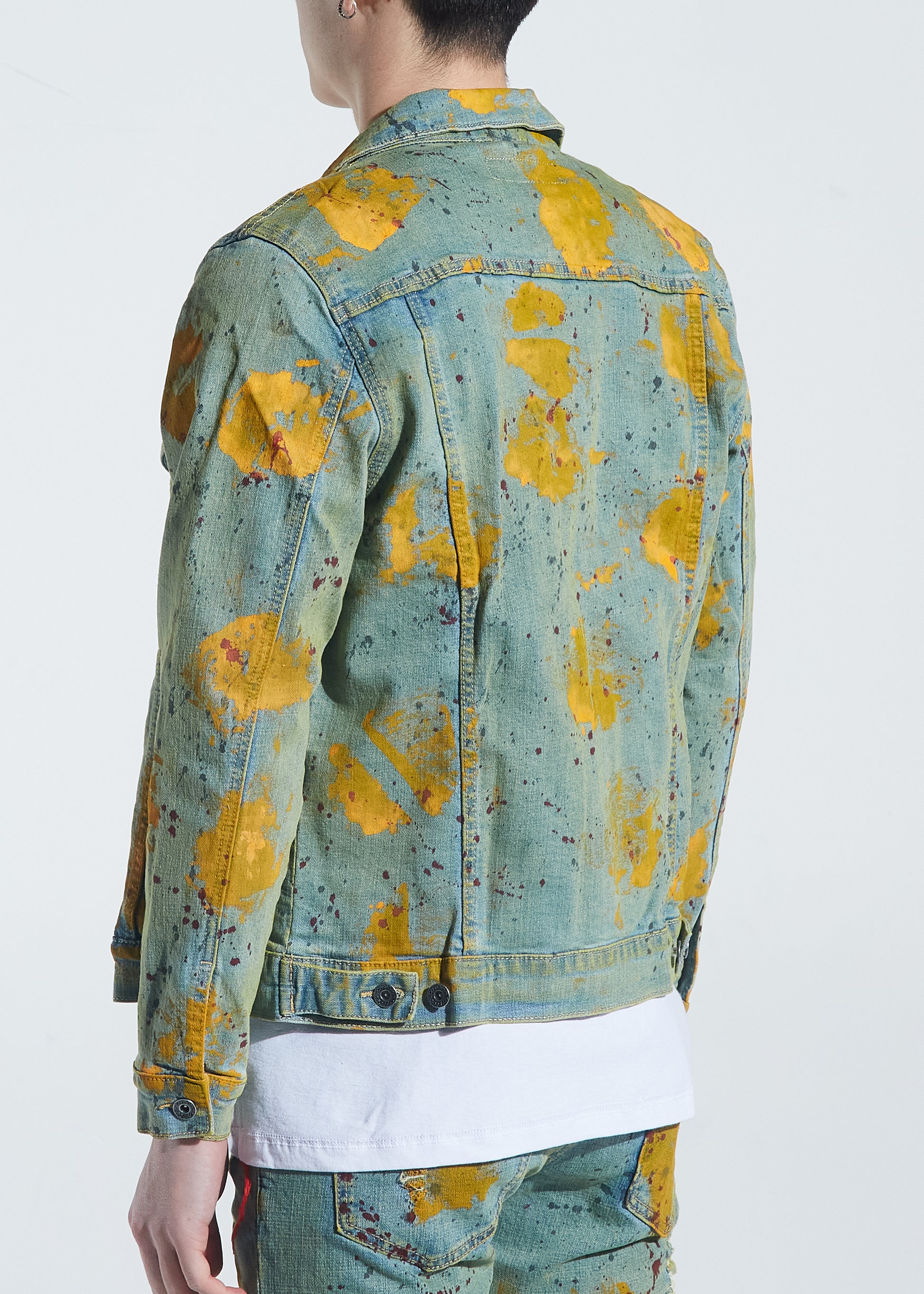 Bering Denim Jacket (Light Tie Dye) – Crysp Denim