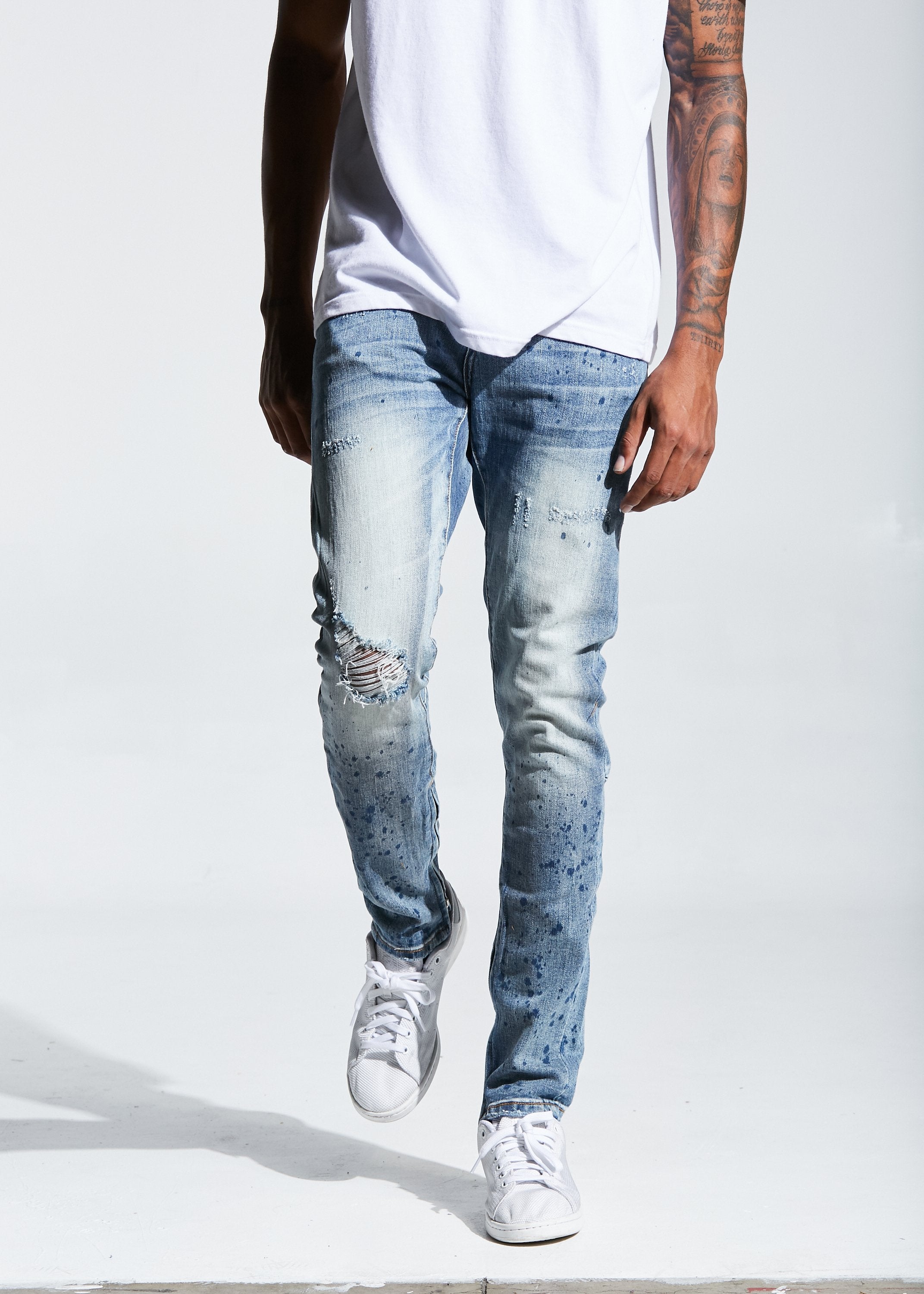 Crysp pacific store denim paint blue