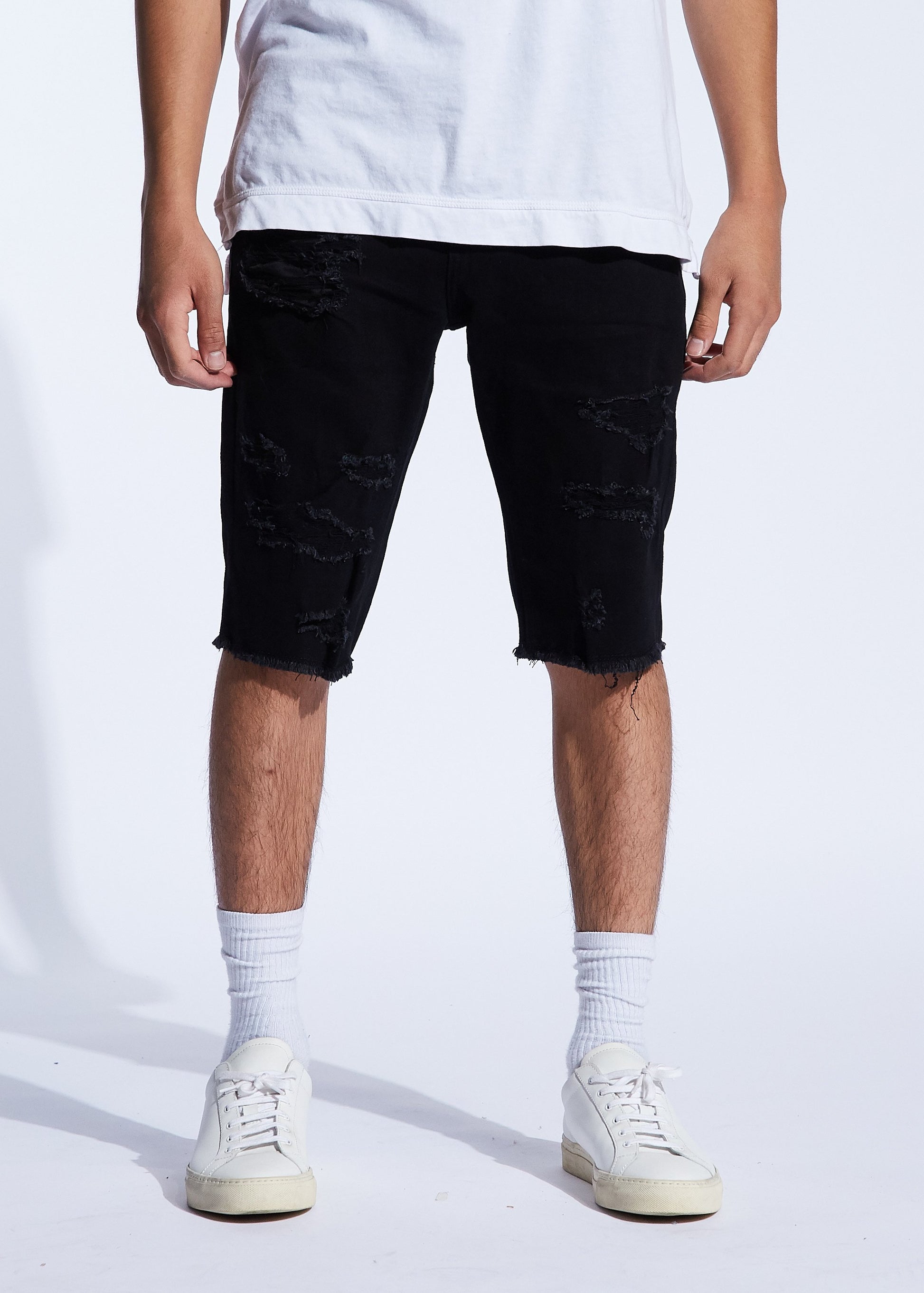 crysp denim shorts