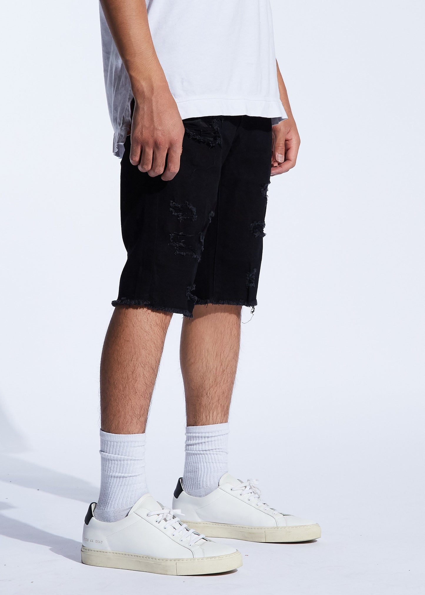 Atlantic Denim Shorts (Black)