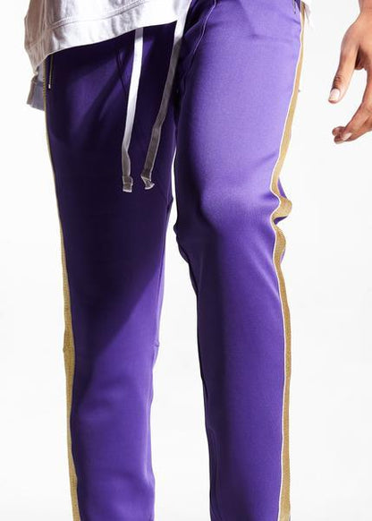 FB Track Pants (Purple/Gold)