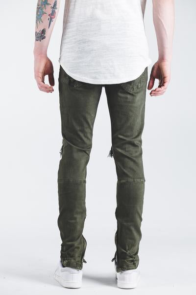 Pacific Denim (Olive Ripped)